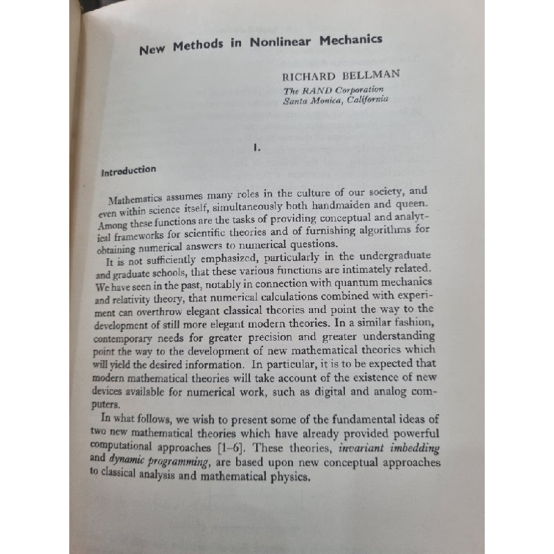 NONLINEAR PROBLEM OF ENGINEERING (EDITED BY WILLIAM F. AMES) 119891