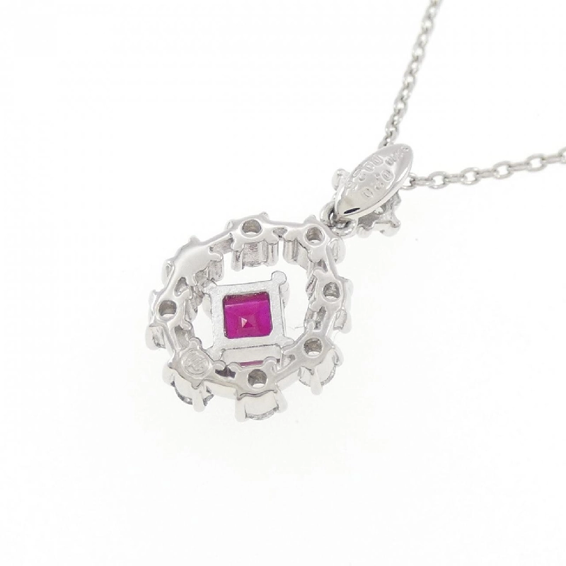 Dây chuyền ruby PT900/PT850 0.20CT - Hàng hiệu Authentic 856889