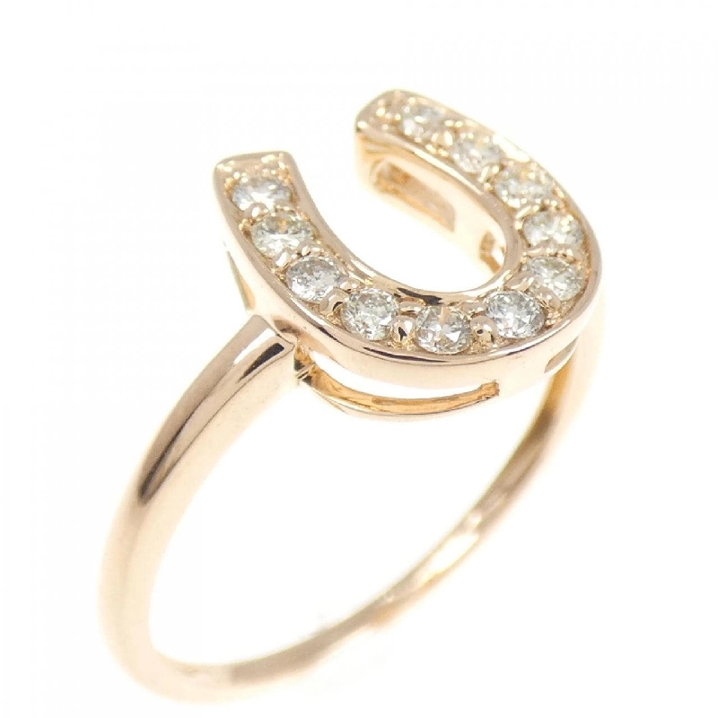 Nhẫn kim cương hình móng ngựa K18PG 0.20CT - Hàng hiệu Chính hãng 853264