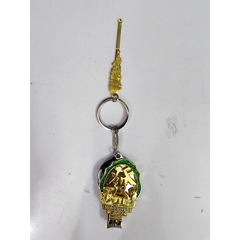 Bấm móng tay kiêm móc khóa Singapore màu vàng mới 100% 503509