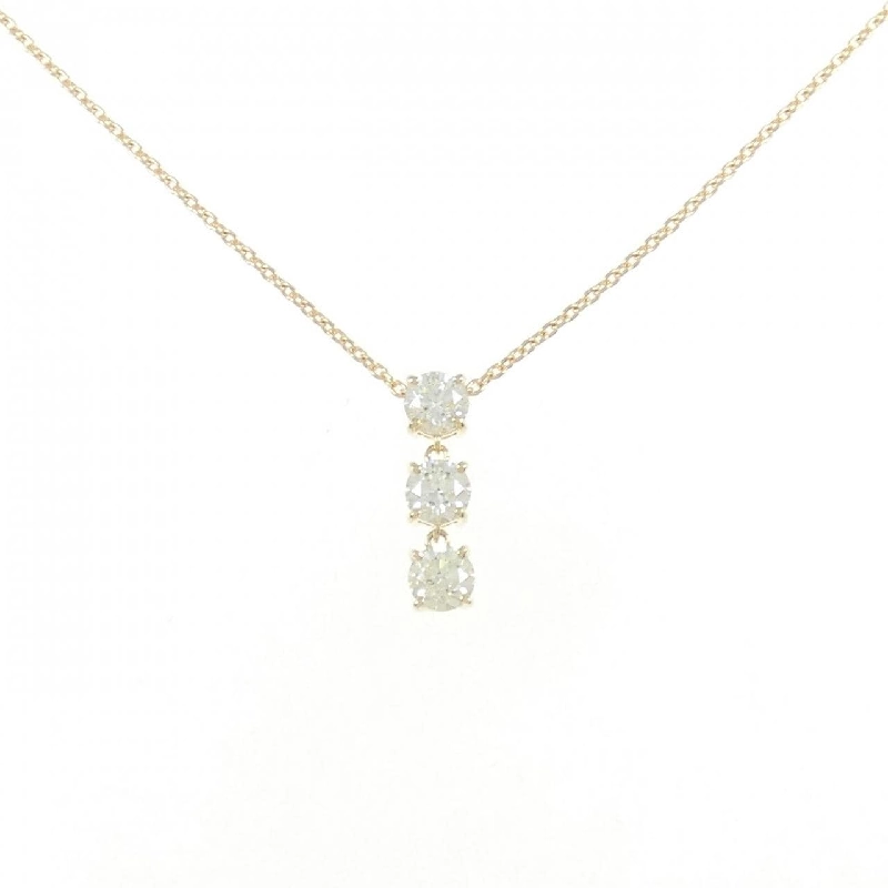 K18YG Dây chuyền kim cương 0.317CT 0.312CT 0.324CT VLY SI1 VG-GOOD - Hàng hiệu Chính hãng 873712
