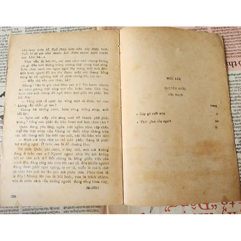 Tiểu thuyết Gặp gỡ cuối năm thời gian của người, tác giả Nguyễn Khải 704359