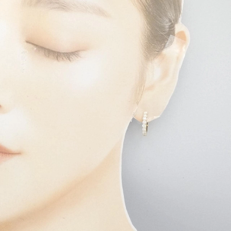 Khuyên tai kim cương K18YG - 1.003CT - Hàng hiệu Authentic 872078