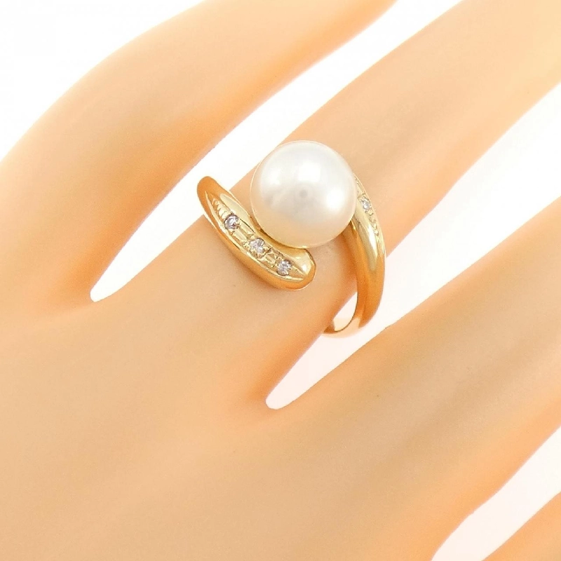 Nhẫn ngọc trai Akoya K18YG 8.6mm - Hàng hiệu Chính hãng 855184