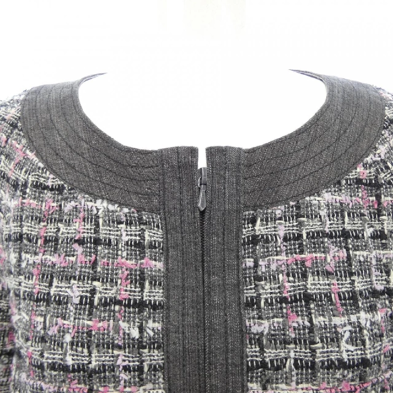 【Mã giảm giá】Áo khoác không cổ CHANEL 640920