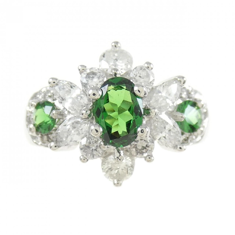 Nhẫn Garnet Xanh PT900 672247