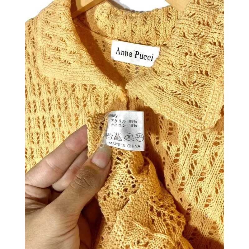 Áo Crochet Hiệu Nhật Nhà ANNA PUCCIN Size S M  462170