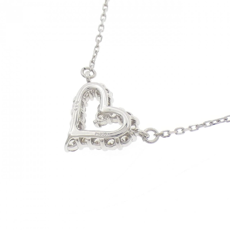 Dây chuyền kim cương hình trái tim PT900/PT850 0.30CT - Hàng hiệu Chính hãng 857766