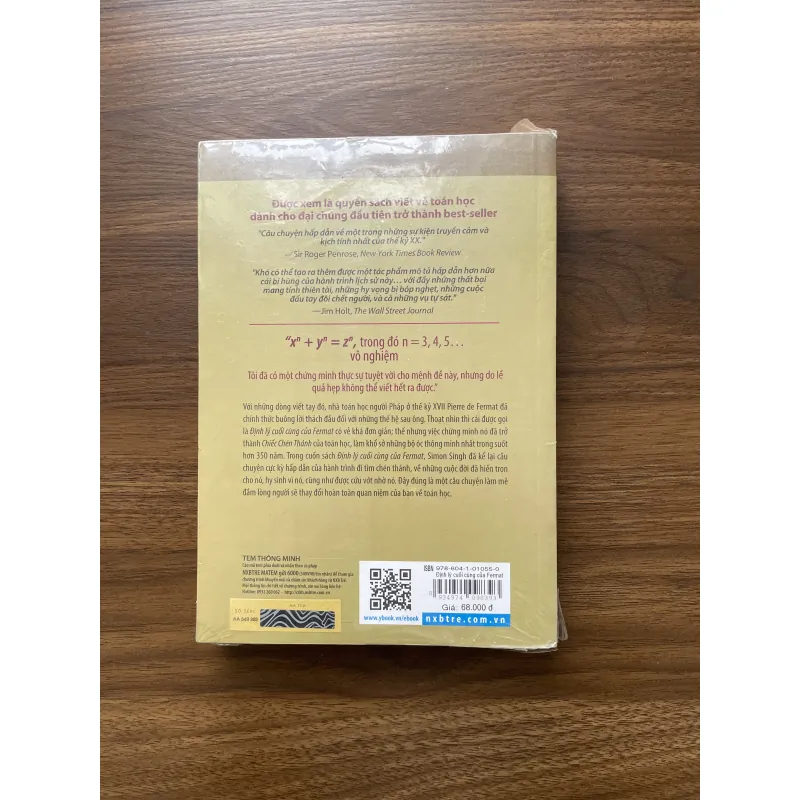 Định lý cuối cùng của Fermat (Fermat's Enigma) - Simon Singh 934363