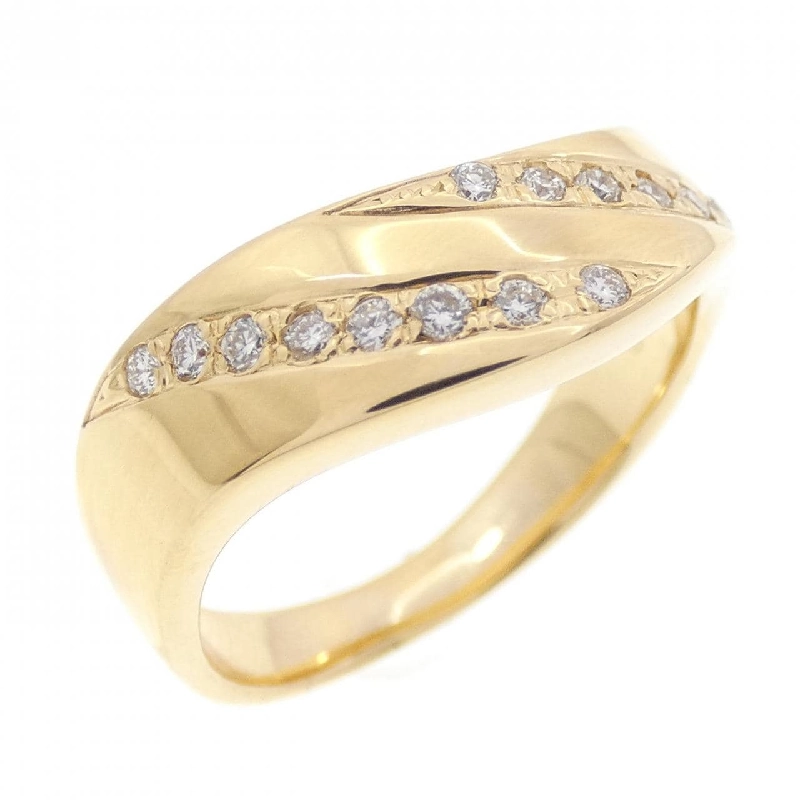 Nhẫn kim cương K18YG 0.18CT 669016