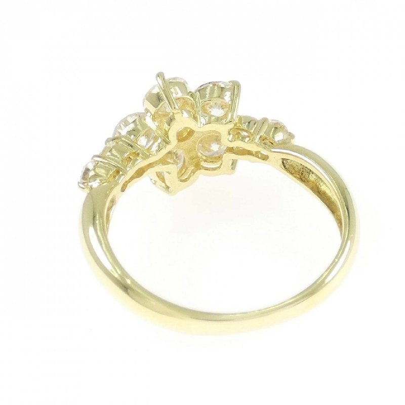 Nhẫn kim cương hoa K18YG 1.07CT - Hàng hiệu Authentic 855090