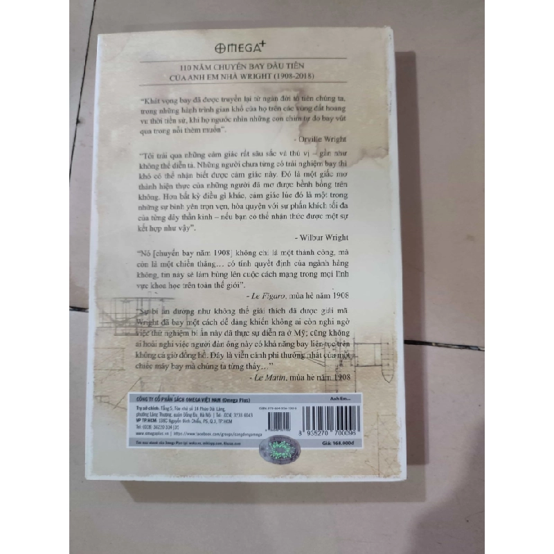 [Phiên Chợ Sách Cũ] Anh em nhà wright - Cũ 2303 412387