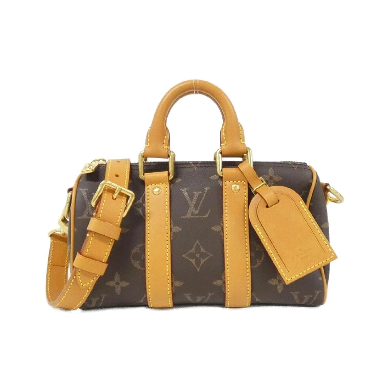 Túi xách Boston Louis Vuitton Monogram Da Keepall Bandoulière 25cm M14026 - Hàng hiệu Chính hãng 803425
