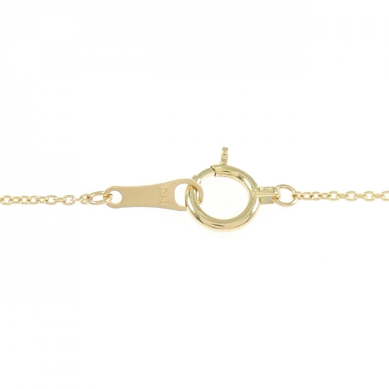 Dây chuyền kim cương K18YG 0.449CT J VS2 cắt hình ngọc lục bảo - Hàng hiệu Authentic 872408