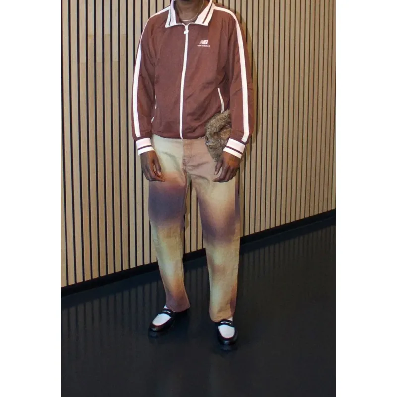 Áo khoác thể thao New Balance jacket màu nâu đỏ 719706