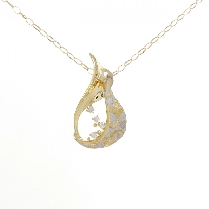 K18YG/K18WG/750YG Dây chuyền kim cương 0.16CT - Hàng hiệu Chính hãng 846877