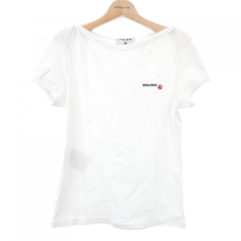 MIU MIU PETIT BATEAU Áo thun slim chất liệu jersey co giãn MJN563 SOOO 16J8 - Hàng hiệu Authentic 818935