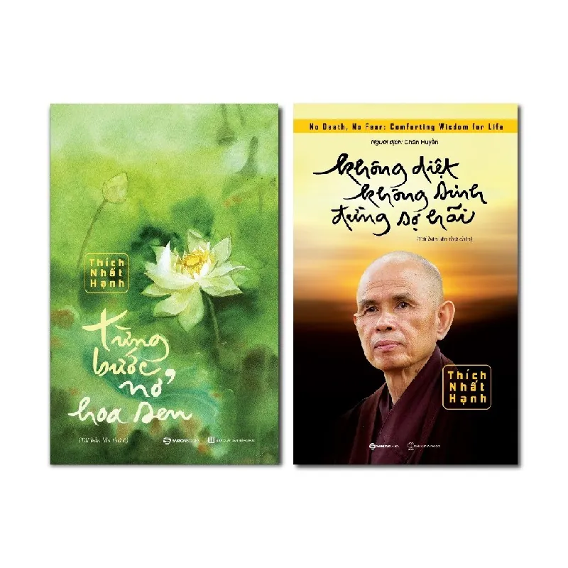 Sách - Combo 2 Cuốn: Không Diệt Không Sinh Đừng Sợ Hãi + Từng Bước Nở Hoa Sen ( Thích Nhất Hạnh ) - Saigon Books - NENA2509 Blogmeo21025 580605