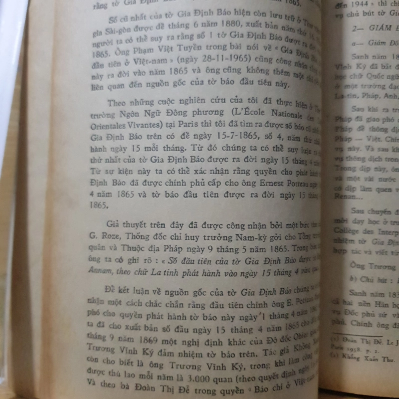 Lịch Sử Báo Chí Việt Nam từ nguyên thủy đến 1930 (cuốn sách 65 năm, có chữ ký tg) 477409