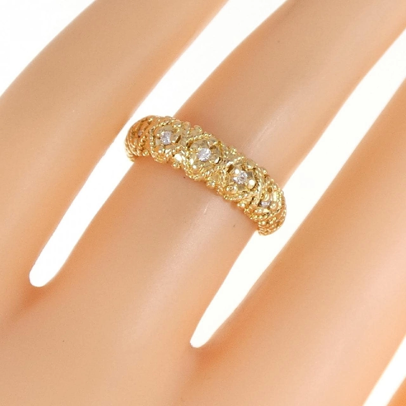 Nhẫn kim cương K18YG 0.08CT - Hàng hiệu chính hãng 855283
