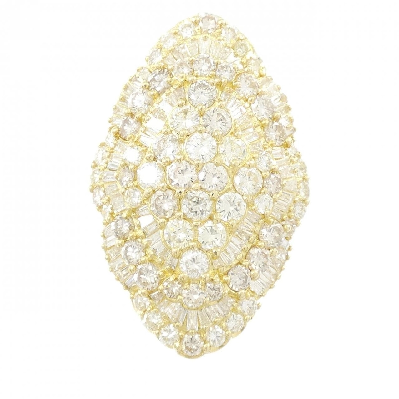 Nhẫn kim cương K18YG 5.00CT - Hàng hiệu Authentic 848424