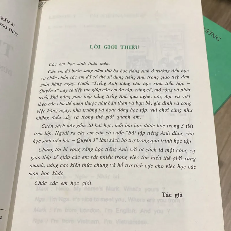 TIẾNG ANH- DÙNG CHO HỌC SINH TIỂU HỌC , QUYỂN 3 (XB 2004) 697750