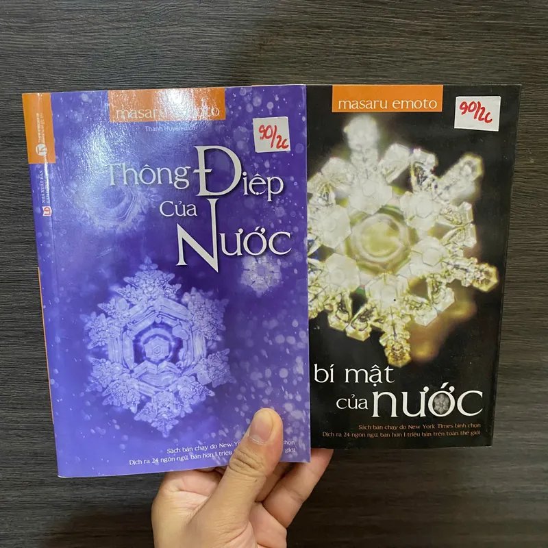 Combo sách kĩ năng sống hay: Thông Điệp Của Nước + Bí Mật Của Nước - Masaru Emoto#HATRA 654149
