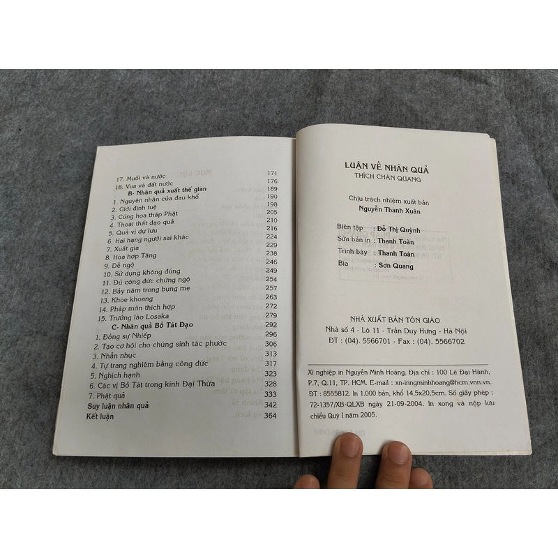 LUẬN VỀ NHÂN QUẢ 549206