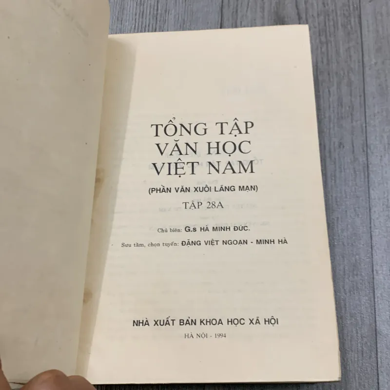 Tổng tập văn học việt nam. Tập 28a 757718