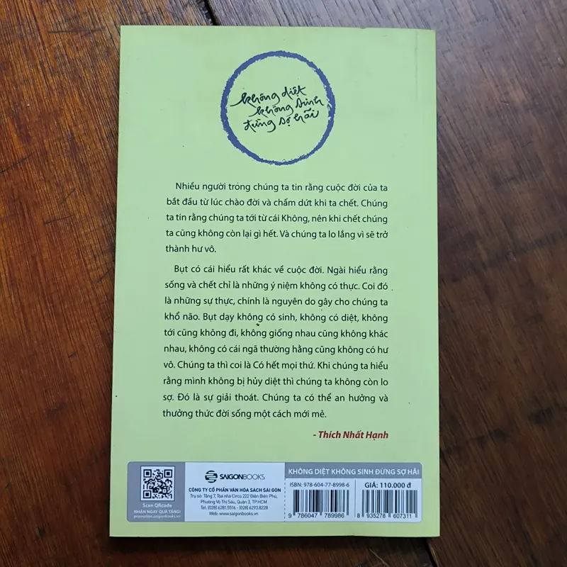 Không diệt không sinh đừng sợ hãi 784922