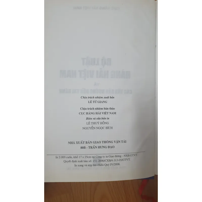 LUẬT HÀNG HẢI VIỆT NAM  756282