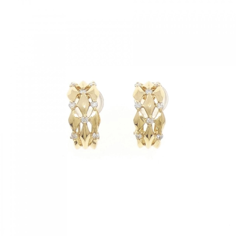 K18YG Bông tai/Khuyên tai kim cương 0.27CT - Hàng hiệu Chính hãng 868080