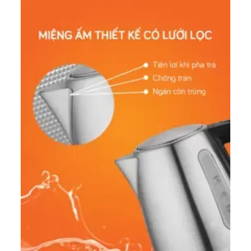 UNIE UE-300 – Ấm siêu tốc nhỏ gọn, chuẩn an toàn mỗi ngày 782163