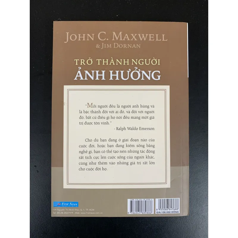 (Sách cũ) Trở thành người ảnh hưởng - John C. Maxwell & Jim Dornan 960429