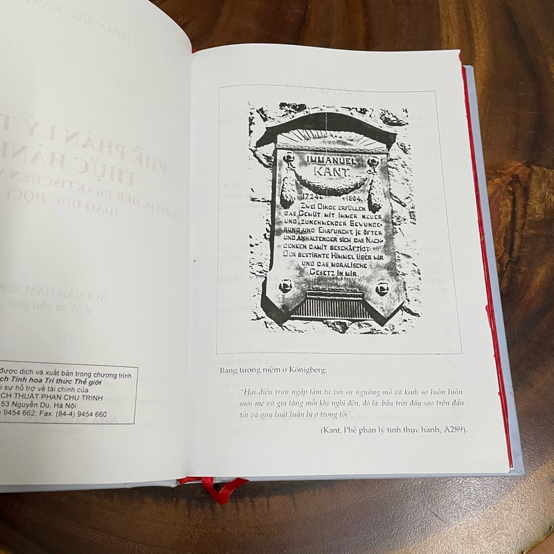 II Tựa sách: Phê Phán Lý Tính Thực Hành - IMMANUEL KANT - 2015 463555