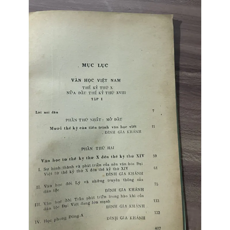 VĂN HỌC VIỆT NĂM THỂ KỶ THỨ X NỬA ĐẦU THỂ KỶ x - XVIII 748008