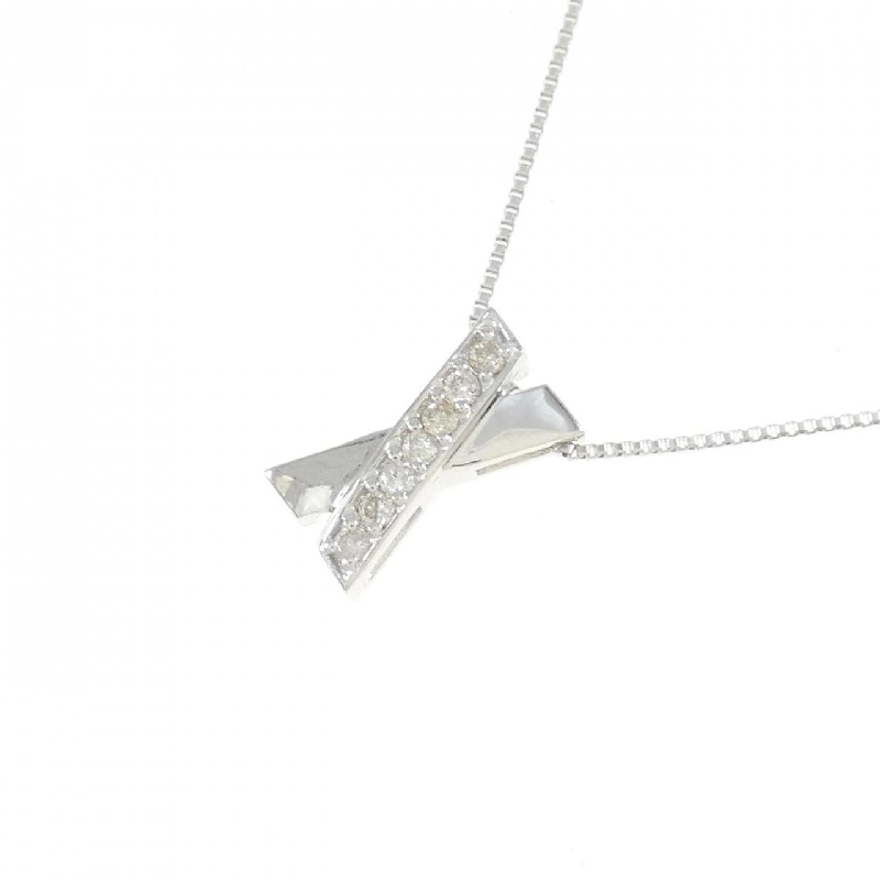 Dây chuyền kim cương K18WG 0.07CT - Hàng hiệu Chính hãng 863128