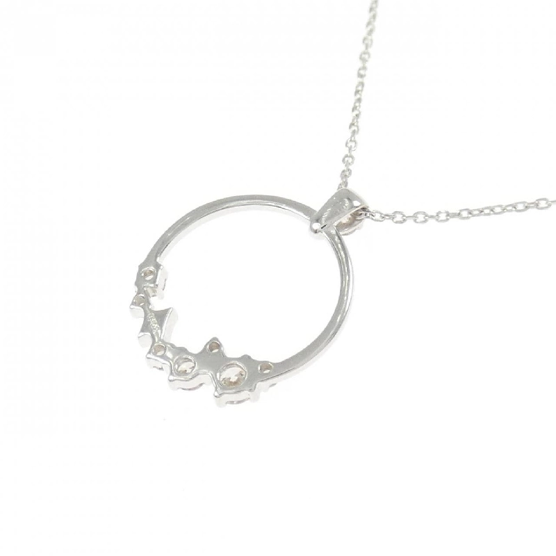 K18WG Dây chuyền kim cương 0.12CT - Hàng hiệu Chính hãng 856446