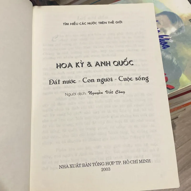 HOA KỲ & ANH QUỐC, ĐẤT NƯỚC CON NGƯỜI & CUỘC SỐNG (XB 2003) 697718