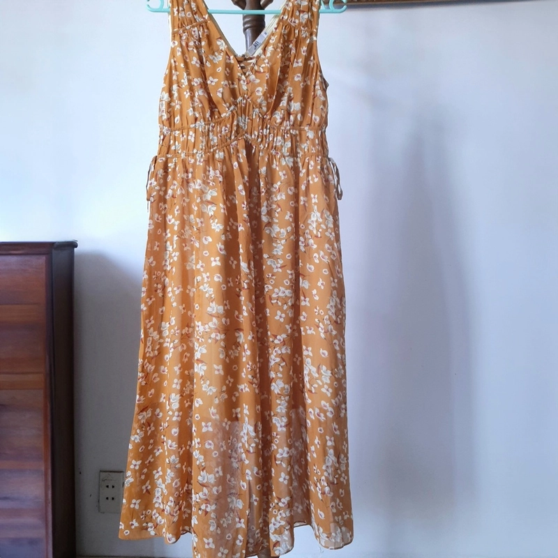 Đầm voan hoa nhí freesize 408642