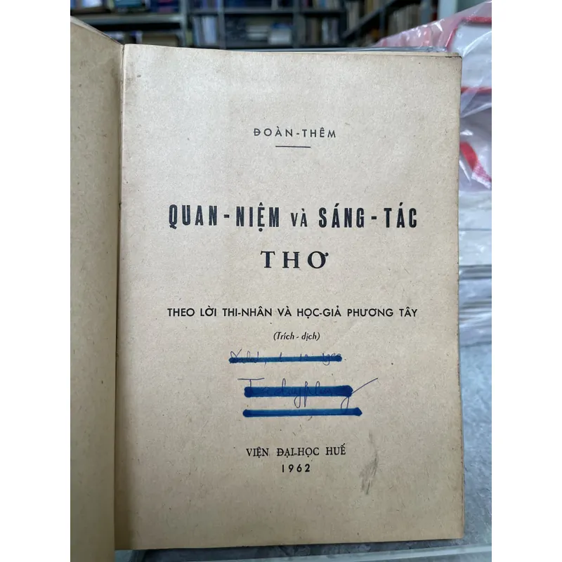 QUAN NIỆM VÀ SÁNG TÁC - ĐOÀN THÊM 714871