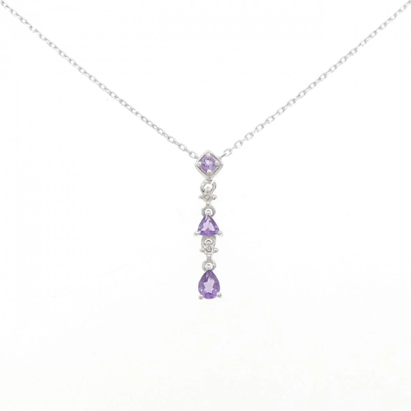 K10WG Mặt dây chuyền Amethyst - Hàng hiệu Chính hãng 861907
