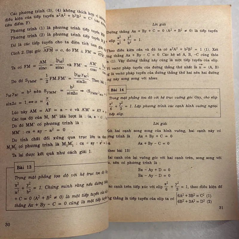 Tuyển chọn các bài toán về ba đường Cônic - Phan Huy Khải 783664