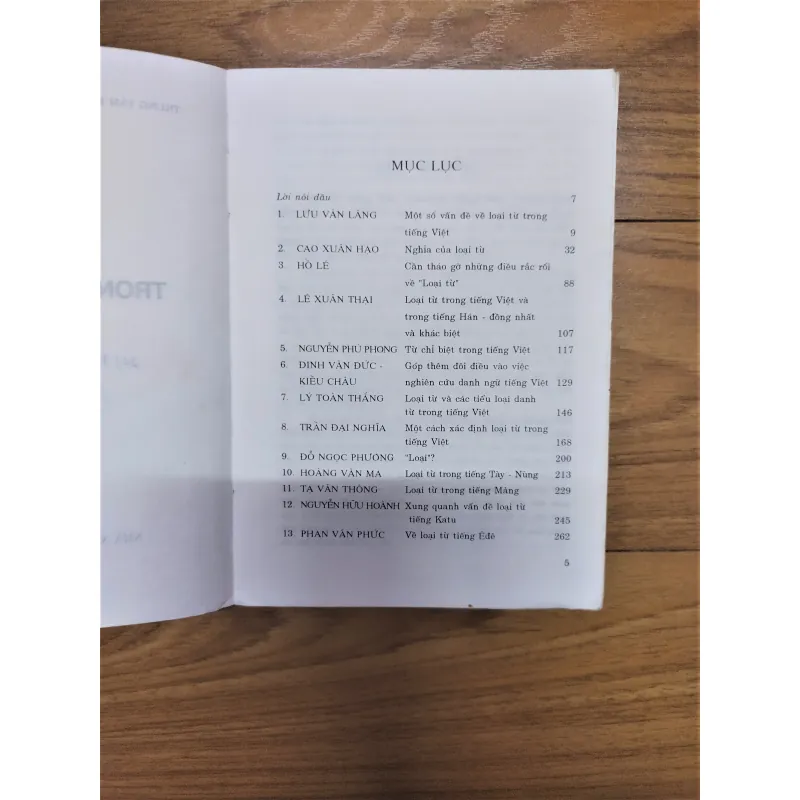 Sách: Loại từ trong các ngôn ngữ ở Việt Nam (Tập 1) - TG: Viện Ngôn Ngữ học 726346