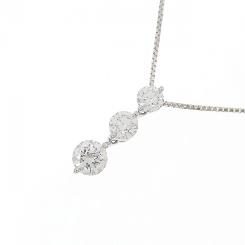 K18WG Dây chuyền kim cương 0.70CT - Hàng hiệu Chính hãng 859226