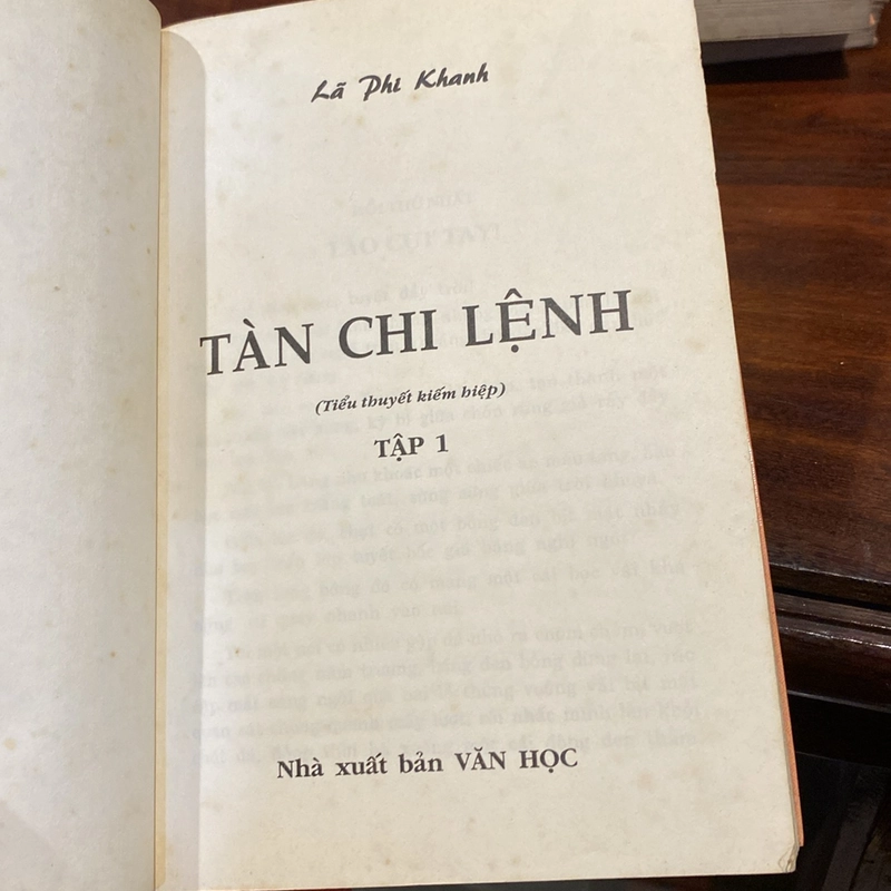 TÀN CHI LỆNH, TIỂU THUYẾT KIẾM HIỆP TRUNG QUỐC, TRỌN BỘ 10 TẬP (XB 2002) 477934