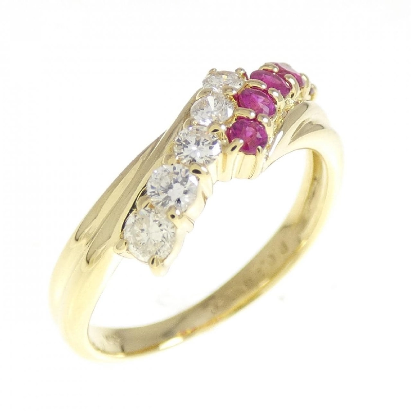 Nhẫn Ruby K18YG 0.26CT 669005