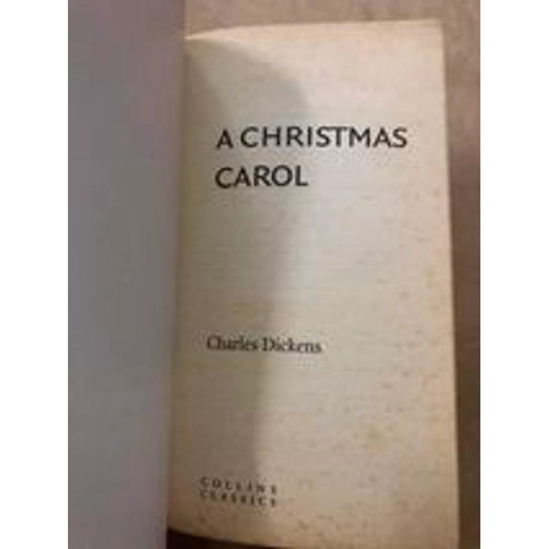 Sách ngoại văn A christmas Carol - Charles Dickens cũ 305467