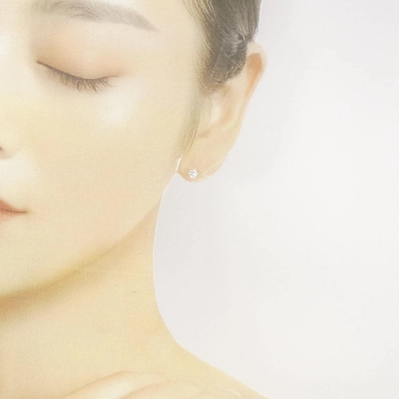 Bông tai kim cương K18YG 0.207CT 0.203CT H SI1 Tốt - Hàng hiệu Chính hãng 873320