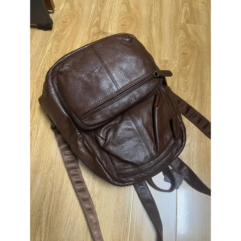 Balo nữ 28*35*10 da thật 2hand 973034